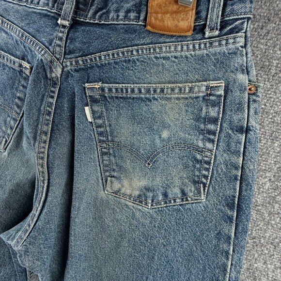 VTG Levi's Silver Tab Blue Jeans Patina Lot 702 Grand Silver Medal ACTL 33X33 - Picture 14 of 16